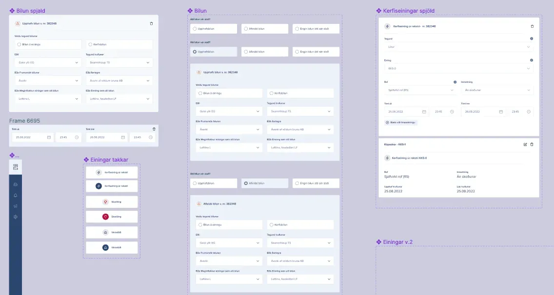 The component library